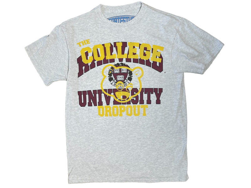 VINTAGE COLLEGE DROPOUT HARVARD TEE