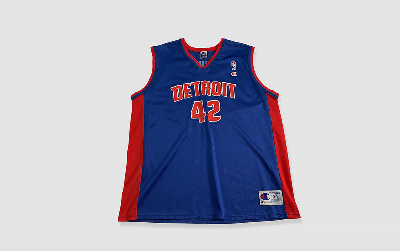VINTAGE DETRIOT STACKHOUSE BASKETBALL JERSEY