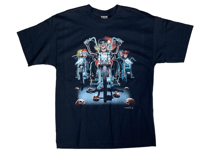 VINTAGE BONE MAN NASCAR T-SHIRT