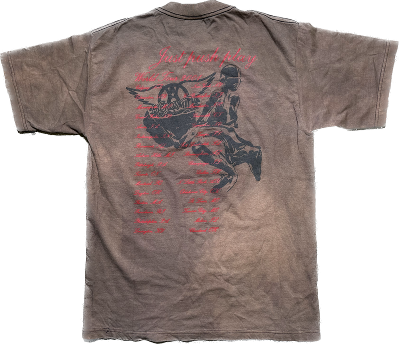 VINTAGE 2001 AEROSMITH TOUR T-SHIRT