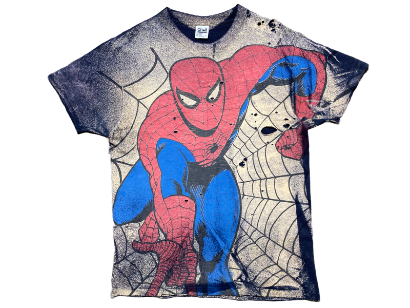 VINTAGE 80s SPIDERMAN AOP T-SHIRT