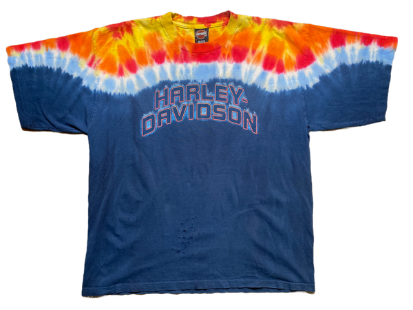 VINTAGE HARLEY DAVIDSON TIE DYE T-SHIRT