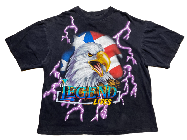 VINTAGE AMERICAN THUNDER RIDE THE LIGHTNING T-SHIRT