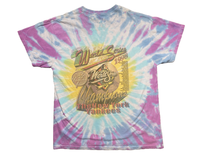 VINTAGE 1998 NEW YORK YANKEES TIE DYE T-SHIRTR