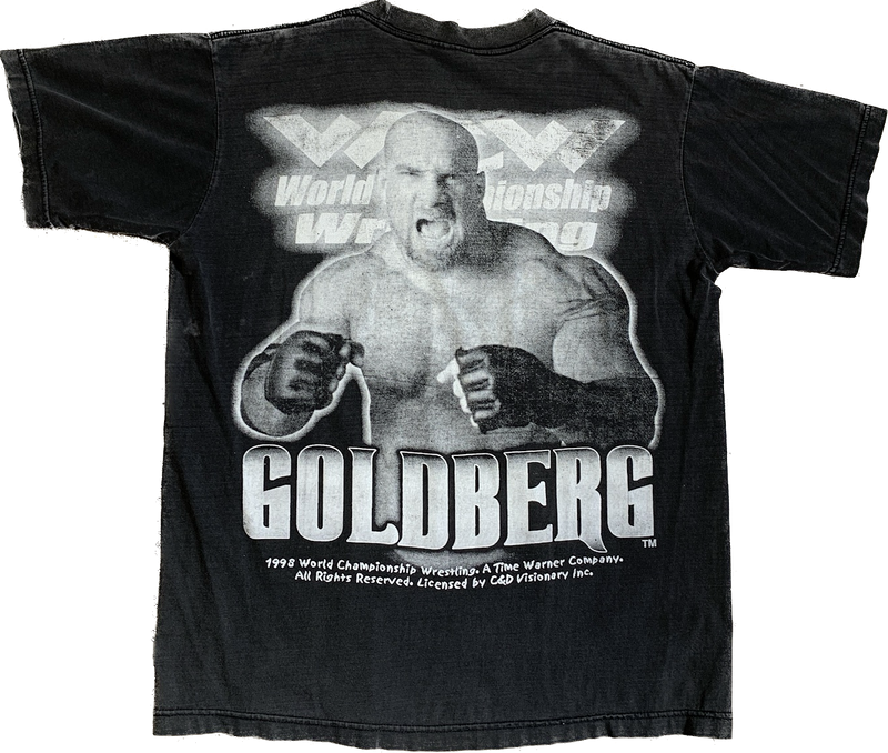 VINTAGE GOLDBERG WCW RAP T-SHIRT