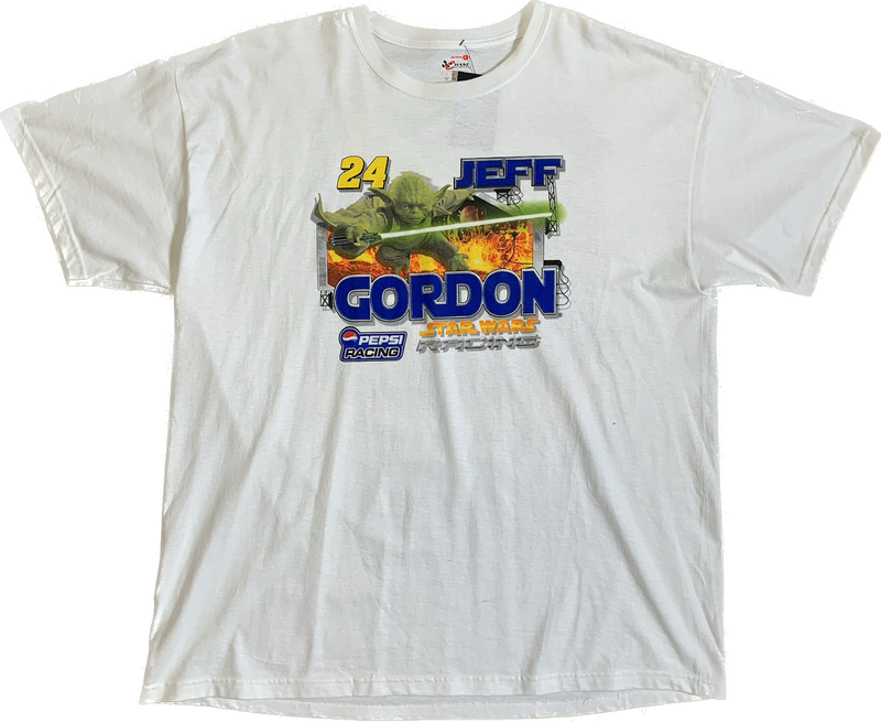 VINTAGE NASCAR JEFF GORDON STAR WARS T-SHIRT