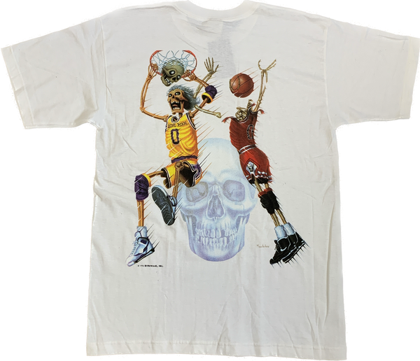 VINTAGE BONE MAN BASKETBALL T-SHIRT